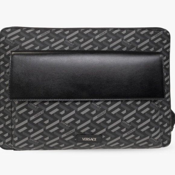 Versace BLACK La Greca shoulder bag Item No. 1007704 1A05514-5B05E - Picture 10 of 14